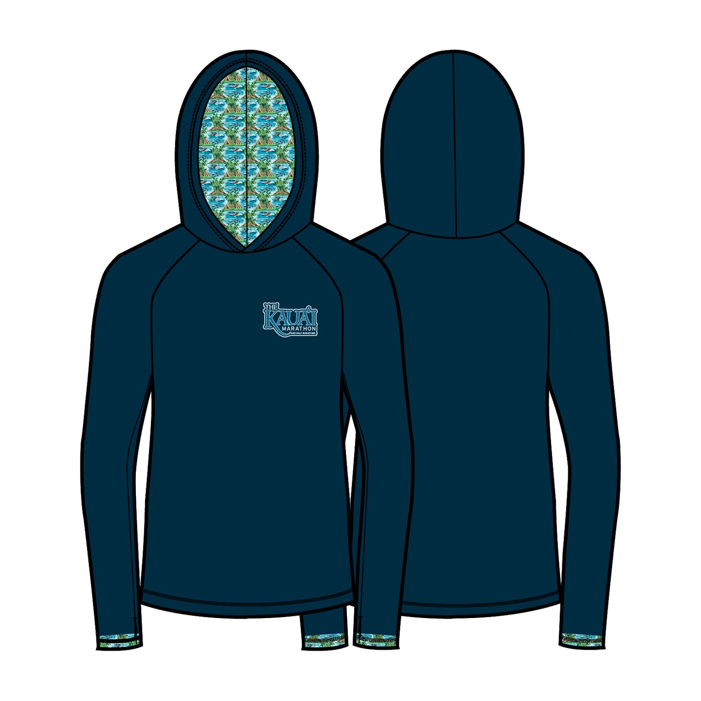 Men's Performance Base Layer Hoody - Navy