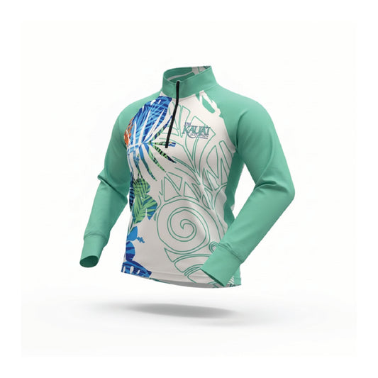 Women’s Performance Quarter Zip - Tropical Mint