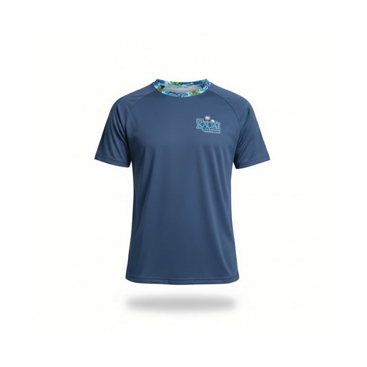 Mens Performance Short Sleeve Tee - Ocean Blue
