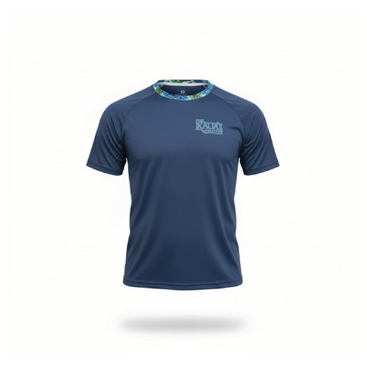 Mens Performance Short Sleeve Tee - Ocean Blue