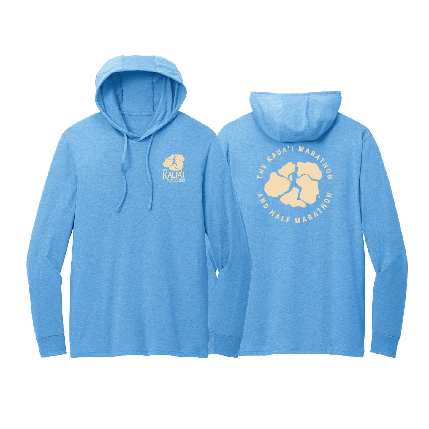 Unisex Baselayer Tri Blend Hoody - Blue