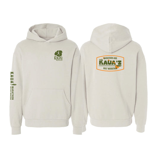 Unisex Pullover Hoody - Ivory - Island Badge